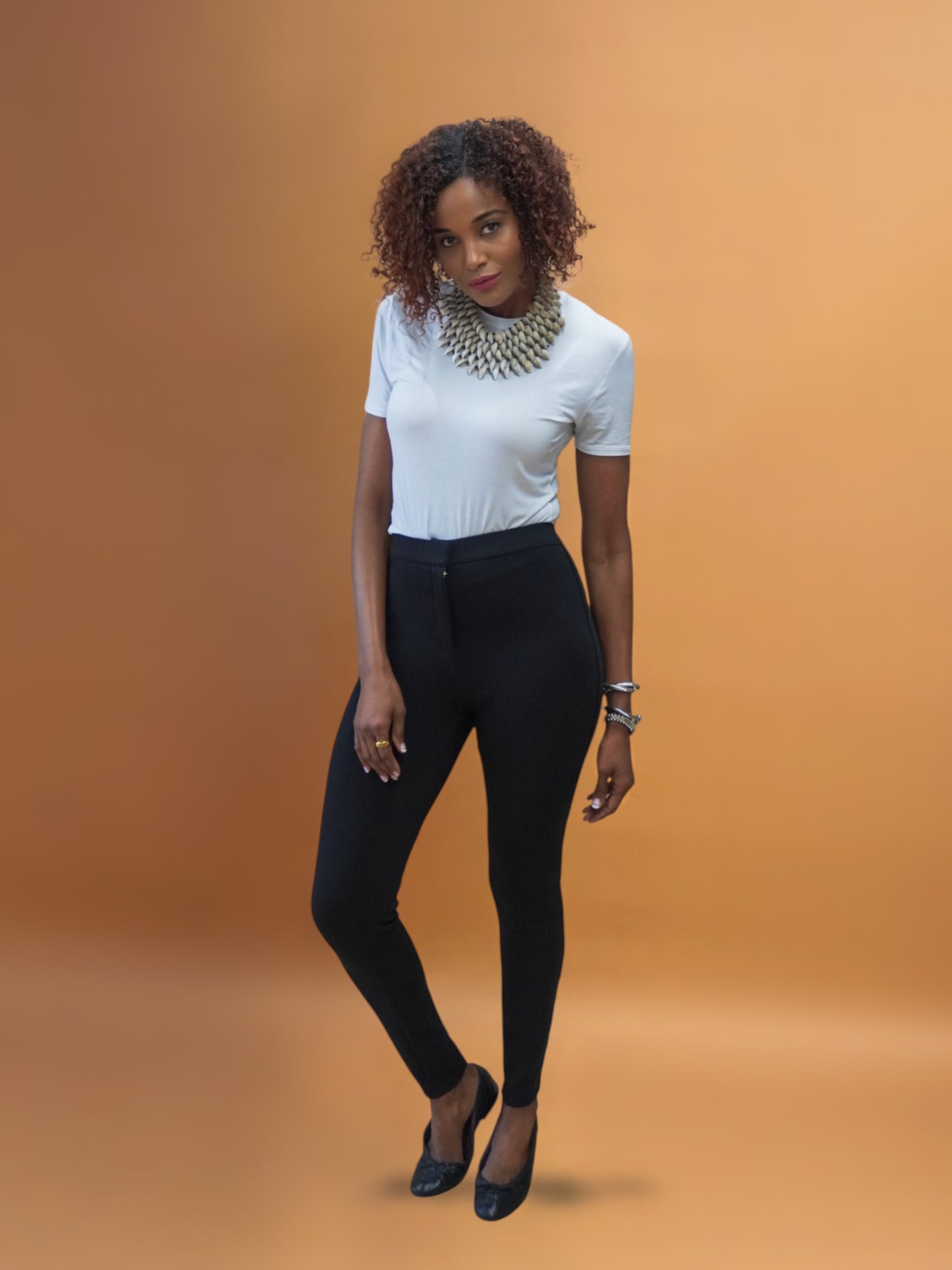 Linden Stretch-Cotton Knit Pants for Tall Women