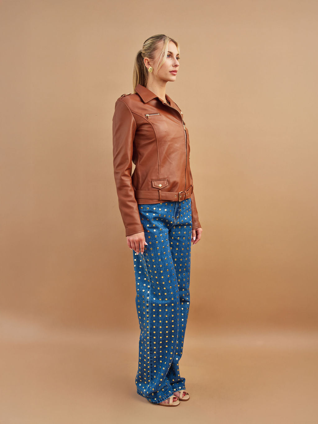 Brown-Biker-Leather-Jacket-for-Tall-Women