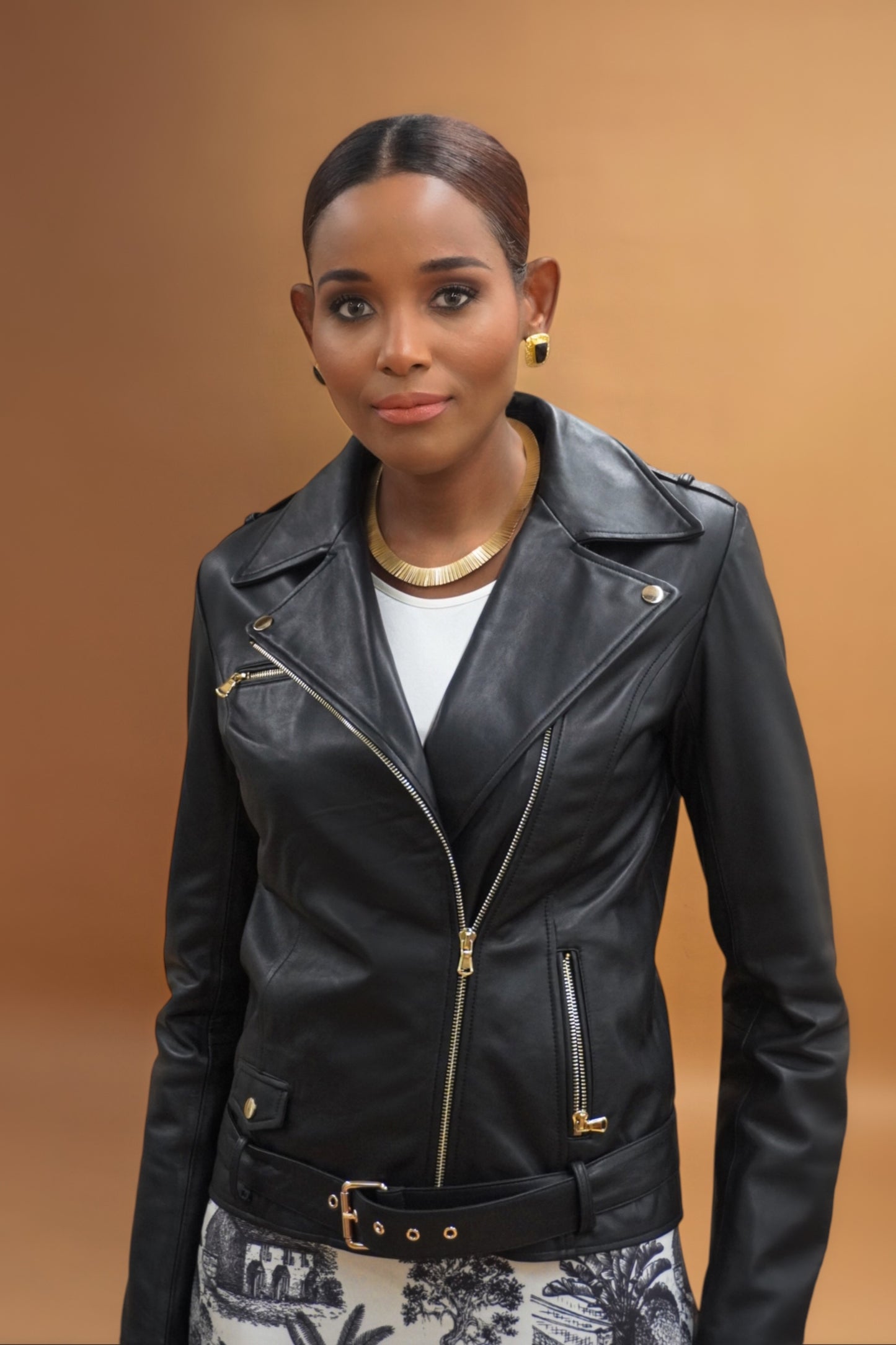 tall-women-black-leather-jacket-ladies