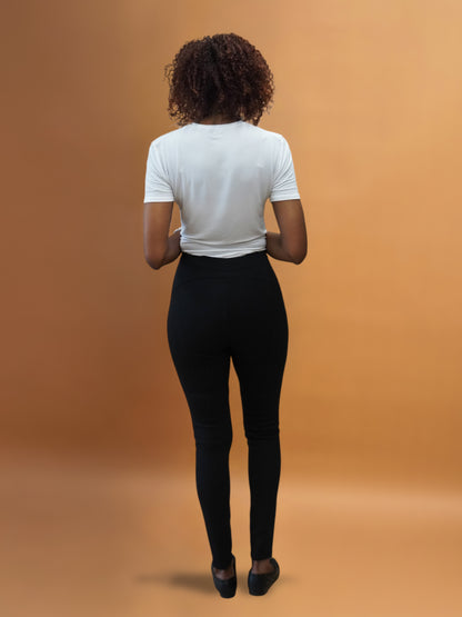 Linden Stretch-Cotton Knit Pants for Tall Women