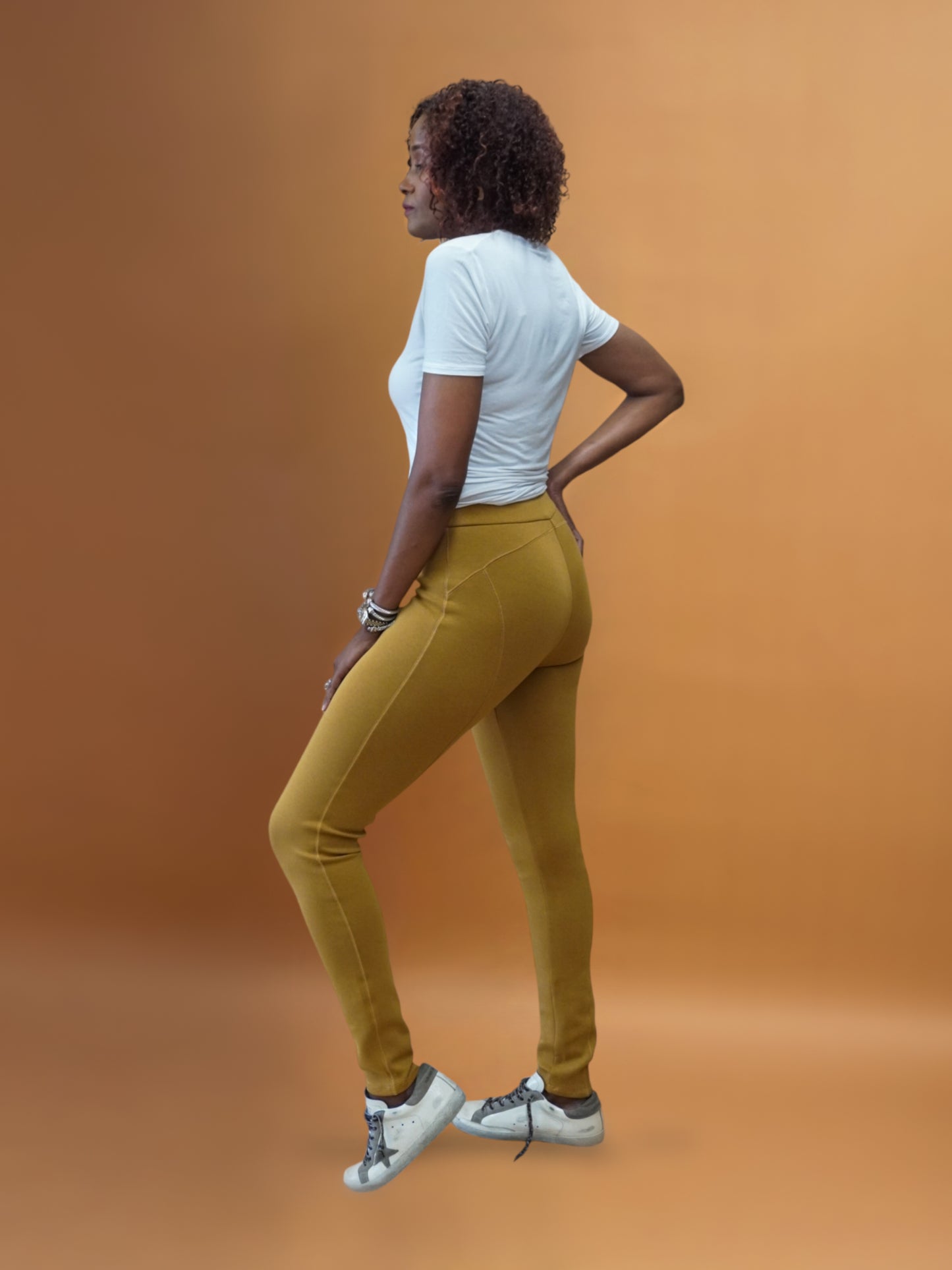 Linden Stretch-Cotton Knit Pants for Tall Women