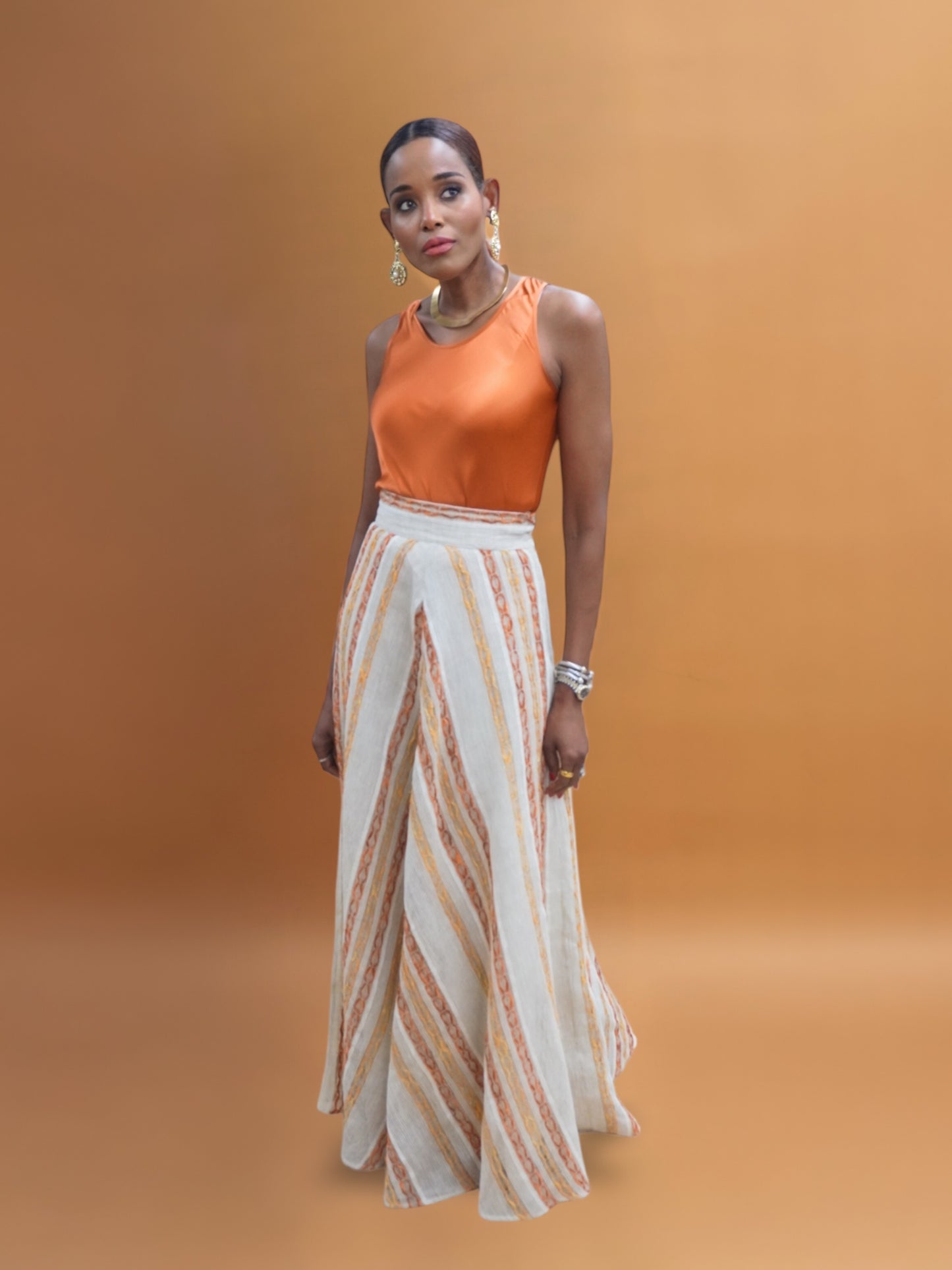 Shop-silk-long-tank-top-in-rust-orange