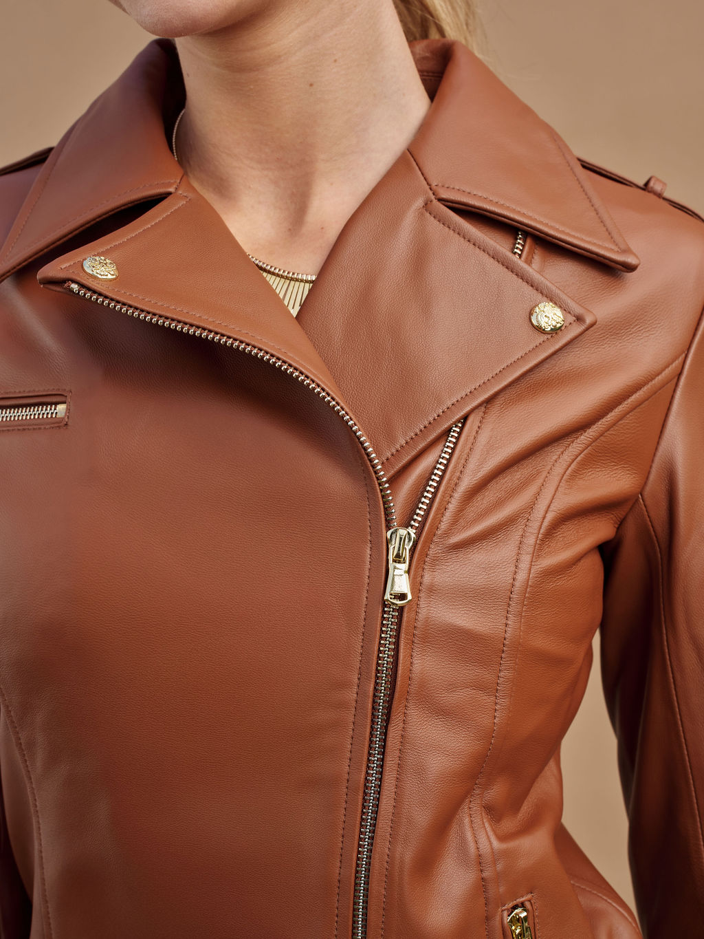 Brown-Biker-Leather-Jacket-for-Tall-Women