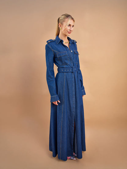 long denim shirt dress Mary, Classic Shirtdress, White if they apply Women's L.L. Bean Heritage Washed