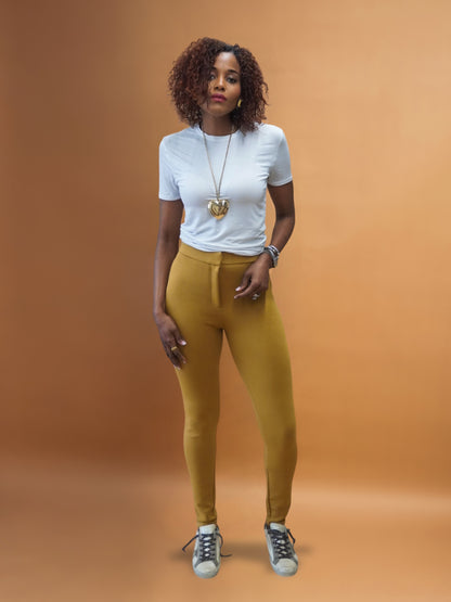 Linden Stretch-Cotton Knit Pants for Tall Women