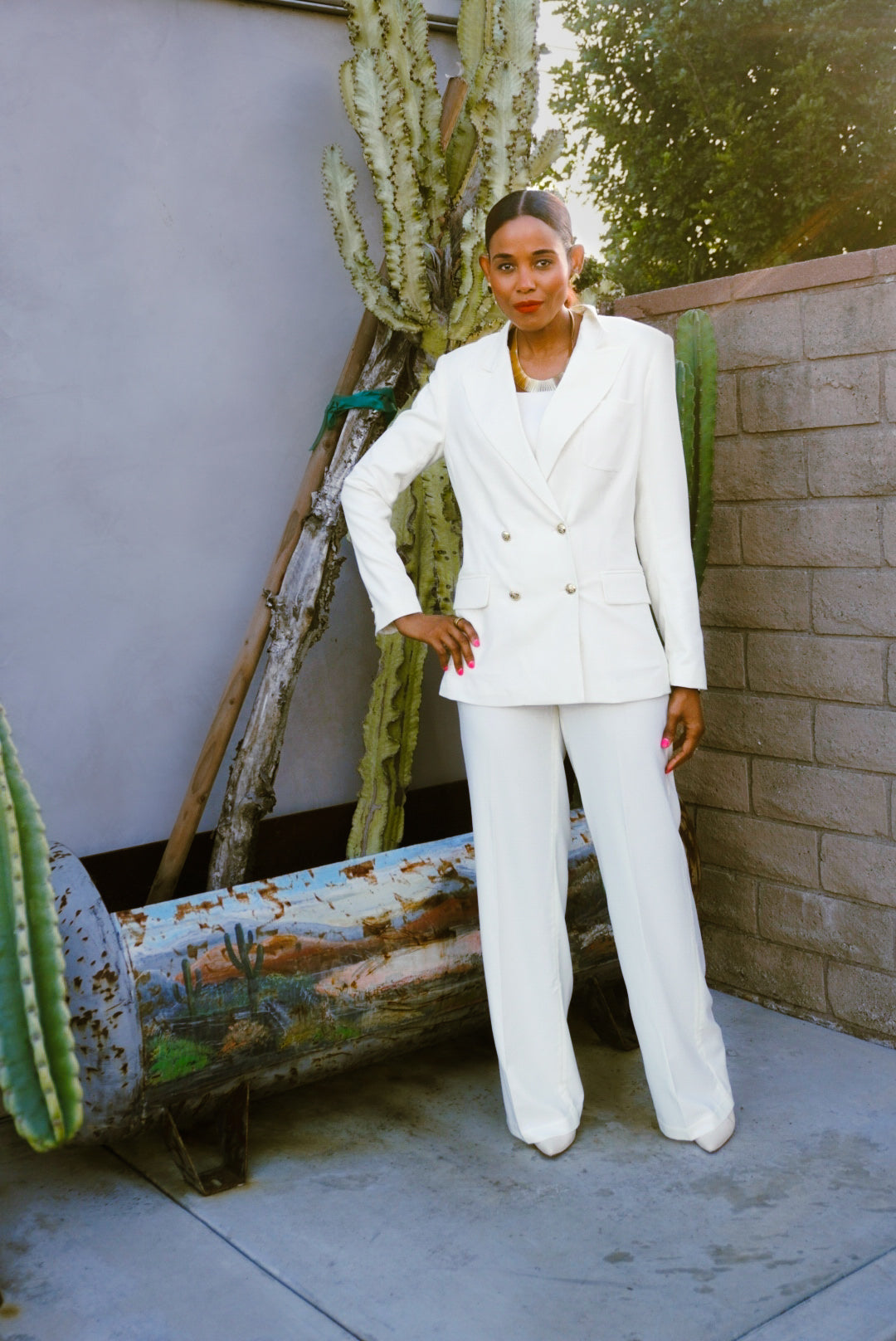 Icon Wool Blazer - Off White
