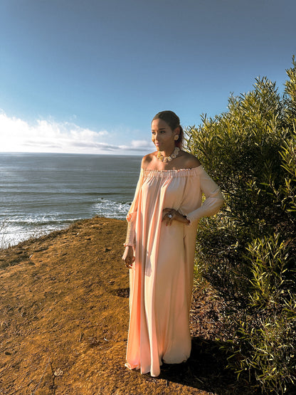 Off Shoulder Maxi Dress for Tall Women