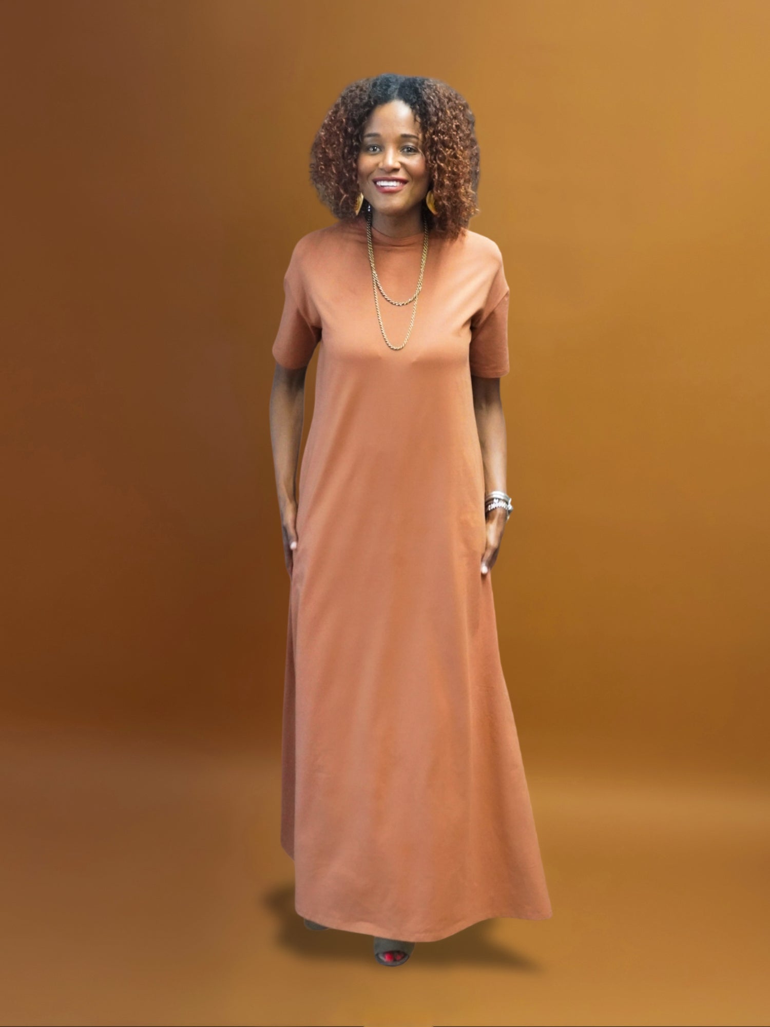 Maxi T-Shirt Dress for Tall Women | 3 Color Options| ATALLIER Maxi T-Shirt Dress for Tall Women | 3 Color Options| ATALLIER