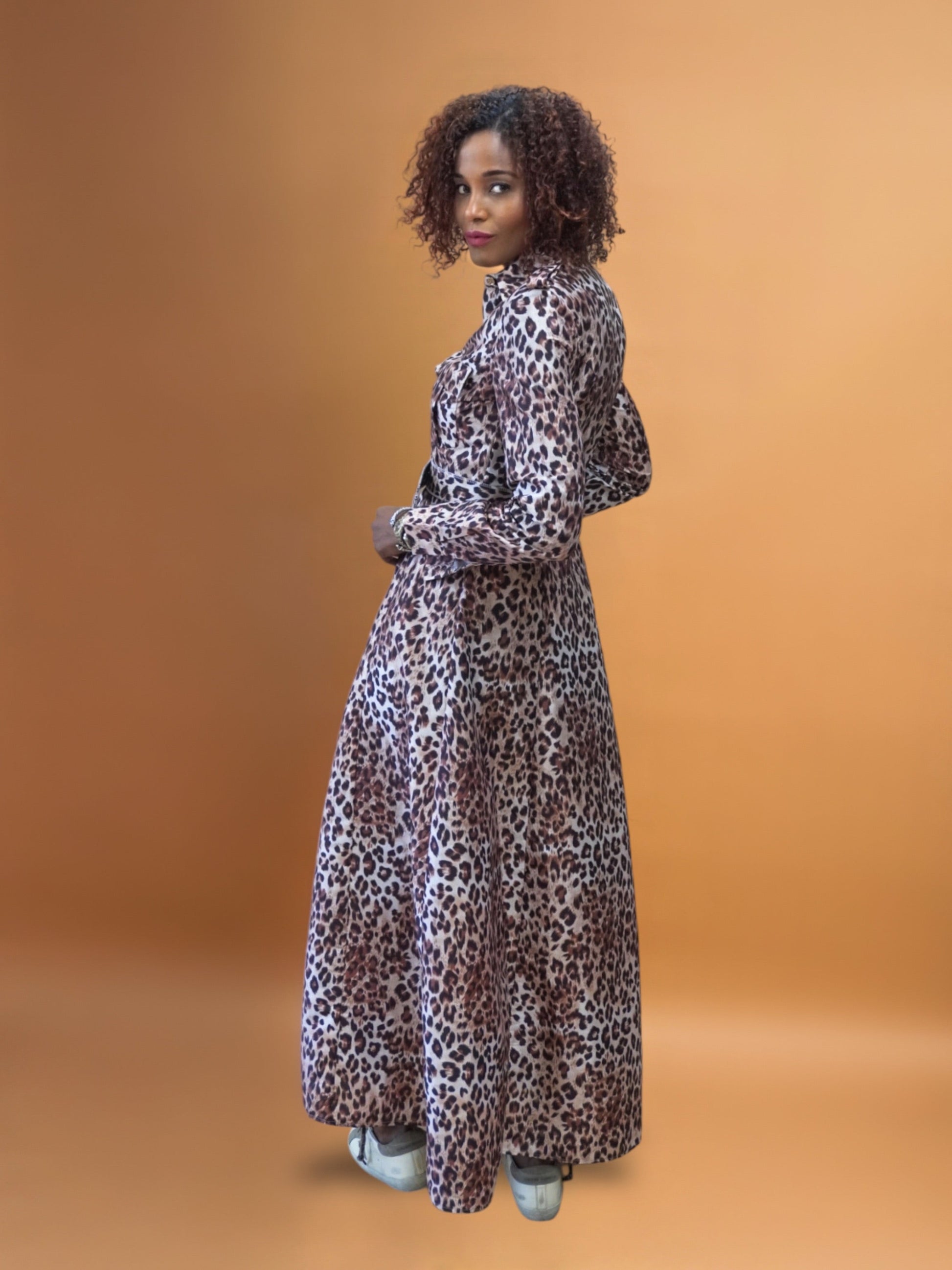 Vanguard Long Sleeve Maxi Shirt Dress for Tall Women
